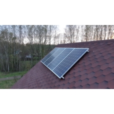 Автономная солнечная электростанция для дома P=4 кВт, Емкость 600Ач, Солнечная батарея 4*300Вт